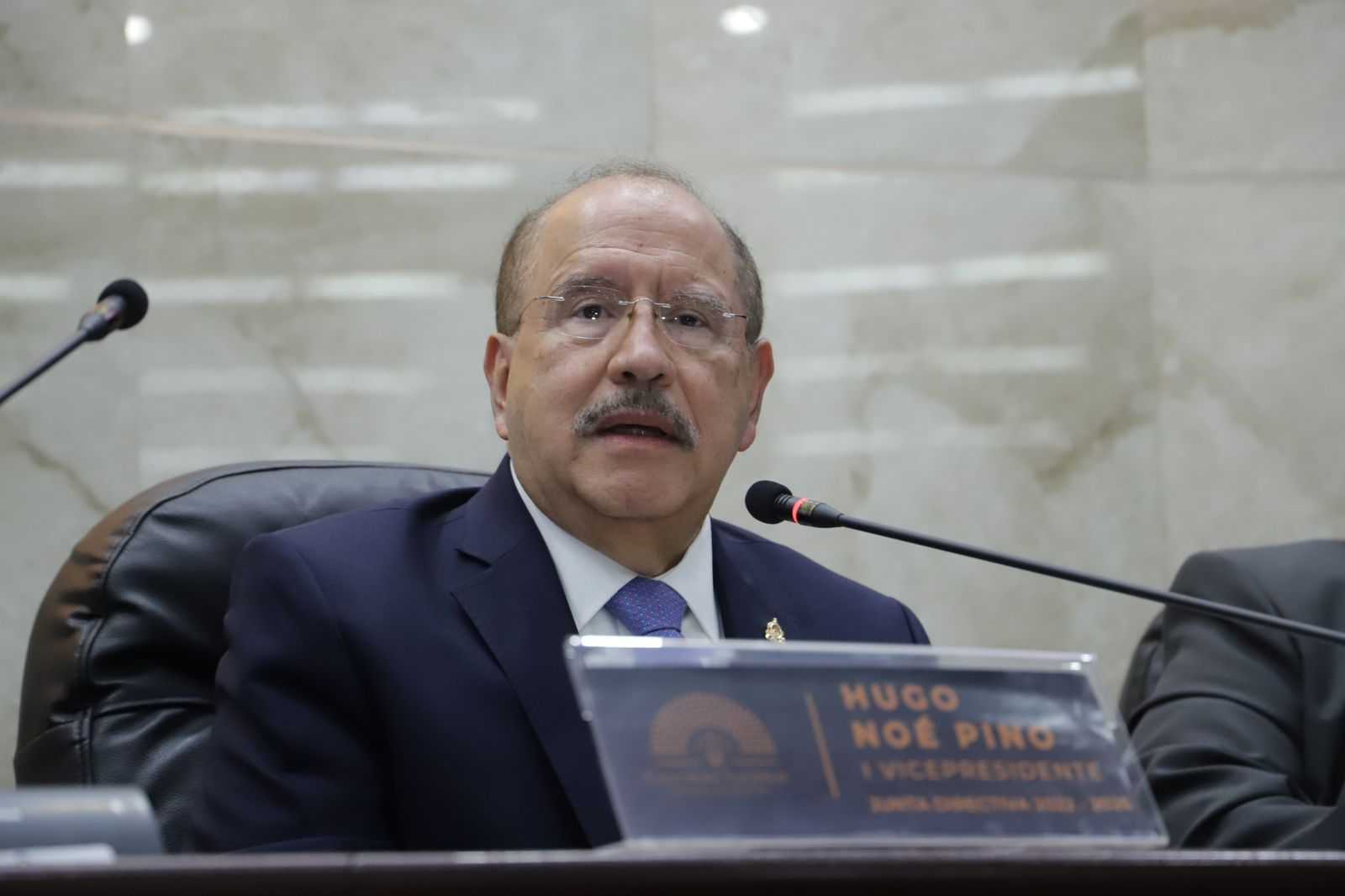 Vicepresidente Hugo Noé Pino habla sobre la consulta a la CSJ y la aprobación del CAF